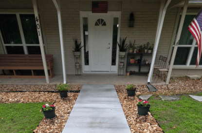 front of neighbors home